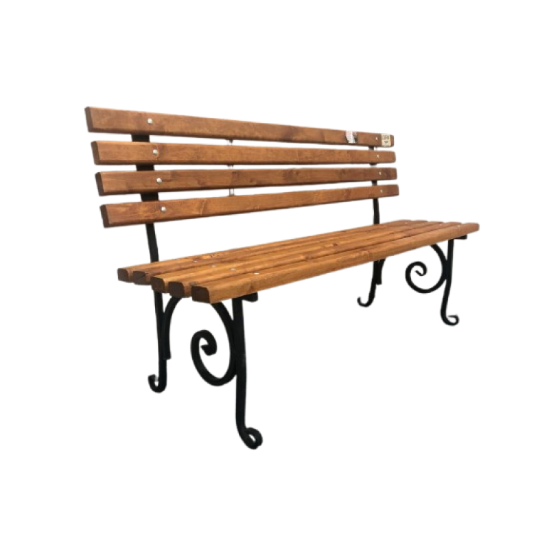 Лавка без підлокітника Економ (рустік 1 м)